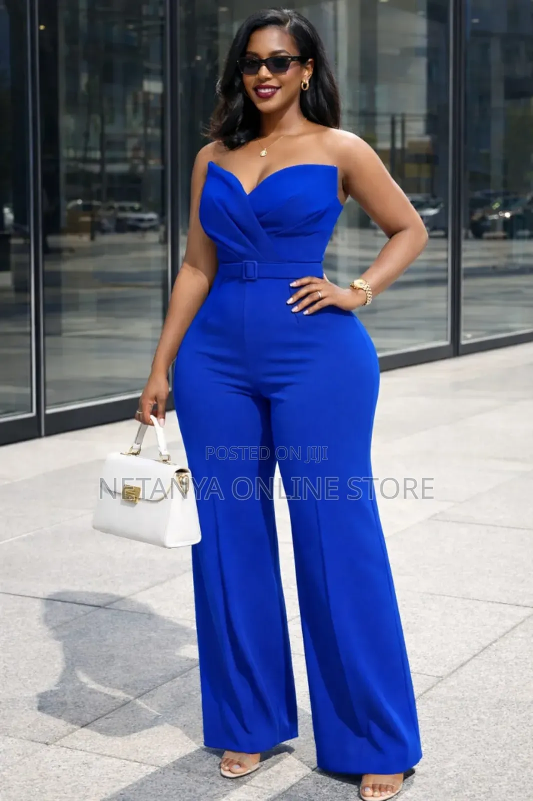 Women's Stylish Shoulder Jumpsuit