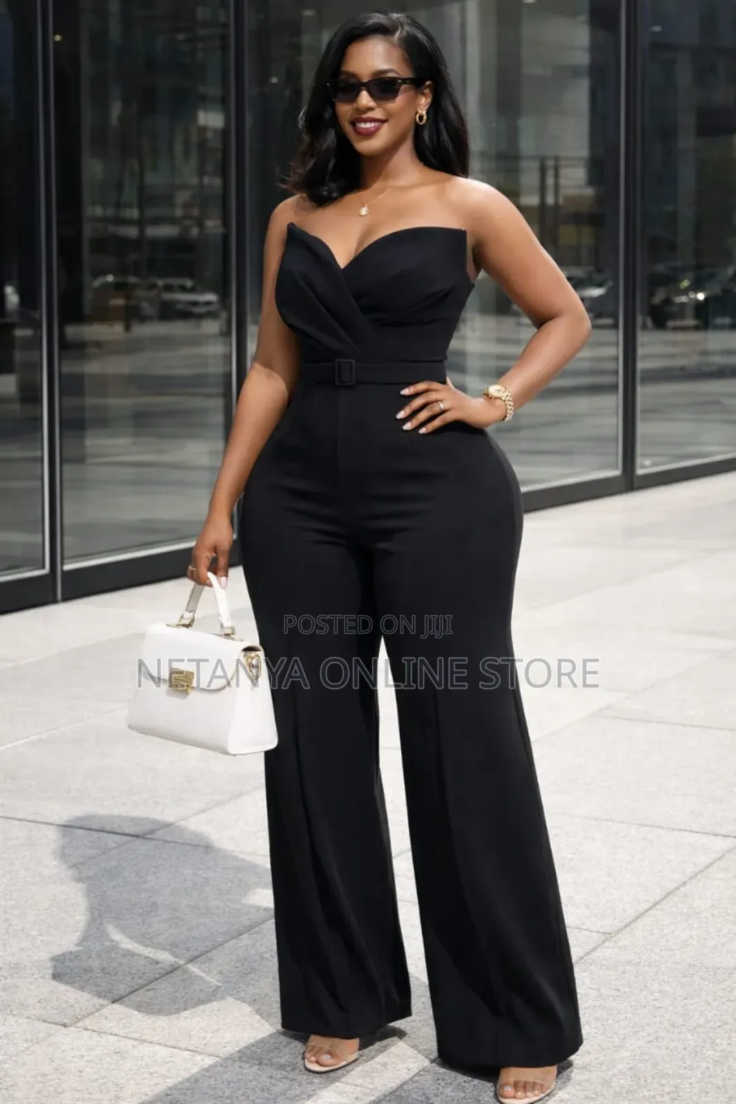 Women's Stylish Shoulder Jumpsuit