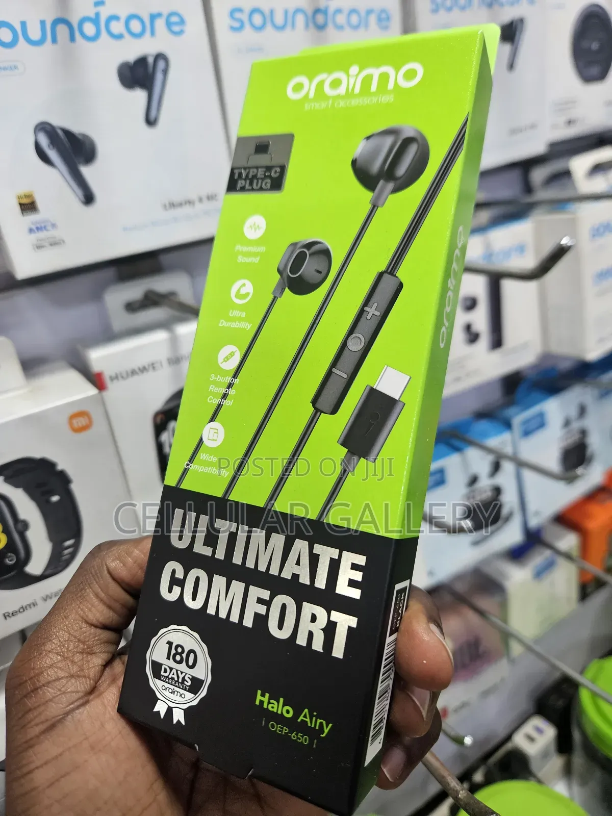 Oraimo Type-C Earphones