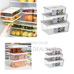 3 Pieces Acrylic Serving Containers - Clear