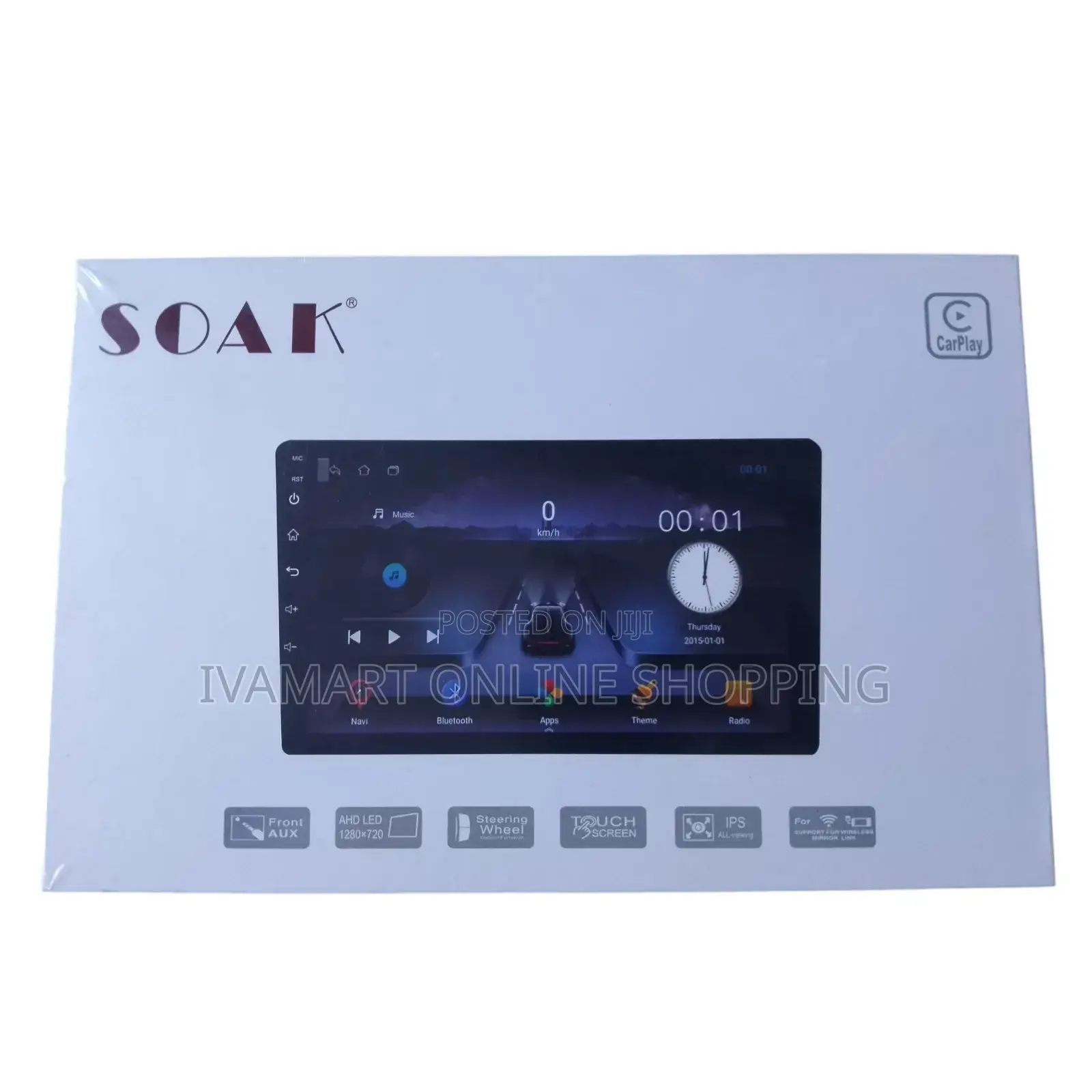 Soak Hd Car Touch Screen Multi Media Player - Ips Display Bluetooth