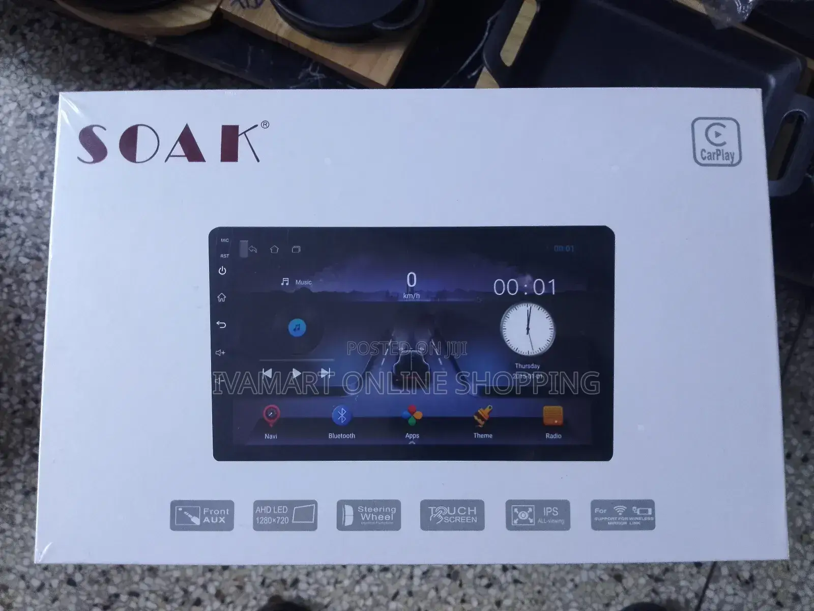Soak Hd Car Touch Screen Multi Media Player - Ips Display Bluetooth
