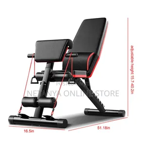 Adjustable Foldable Full Body Multipurpose Work Out Bench