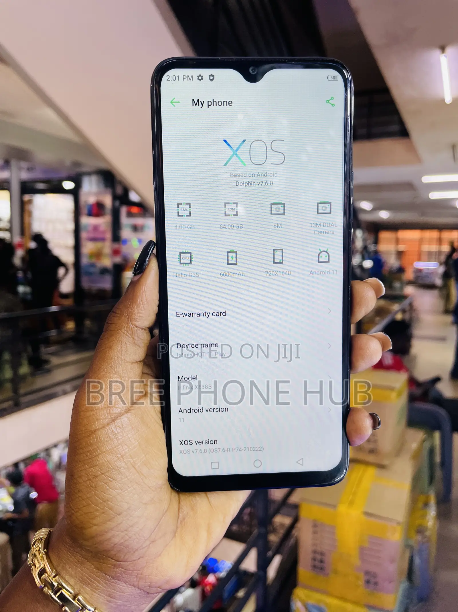 Infinix Hot 11 Play 64 GB Black