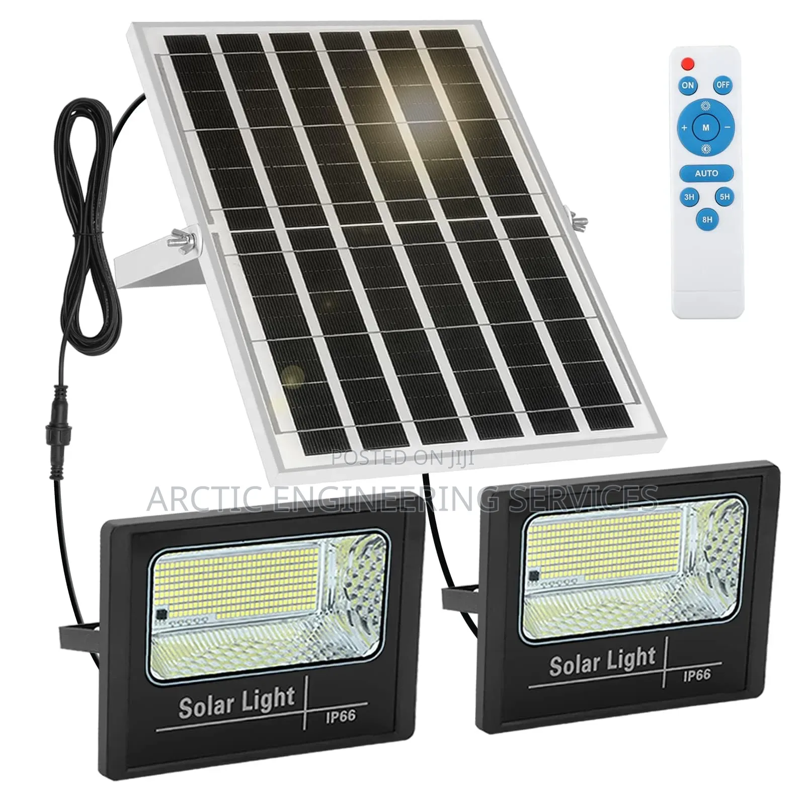 2 In 1 Solar Flood Lights 600w