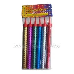 Happy Birthday Sparkle Candles - 6 PCS in a Pack