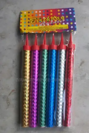 Happy Birthday Sparkle Candles - 6 PCS in a Pack