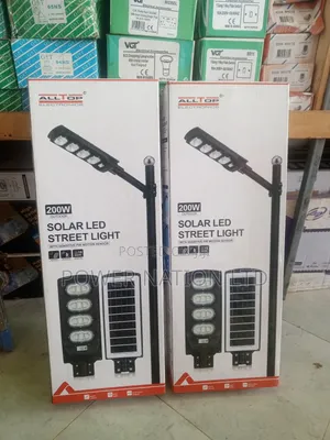 200w Solar Street/ Security Light Green Energy