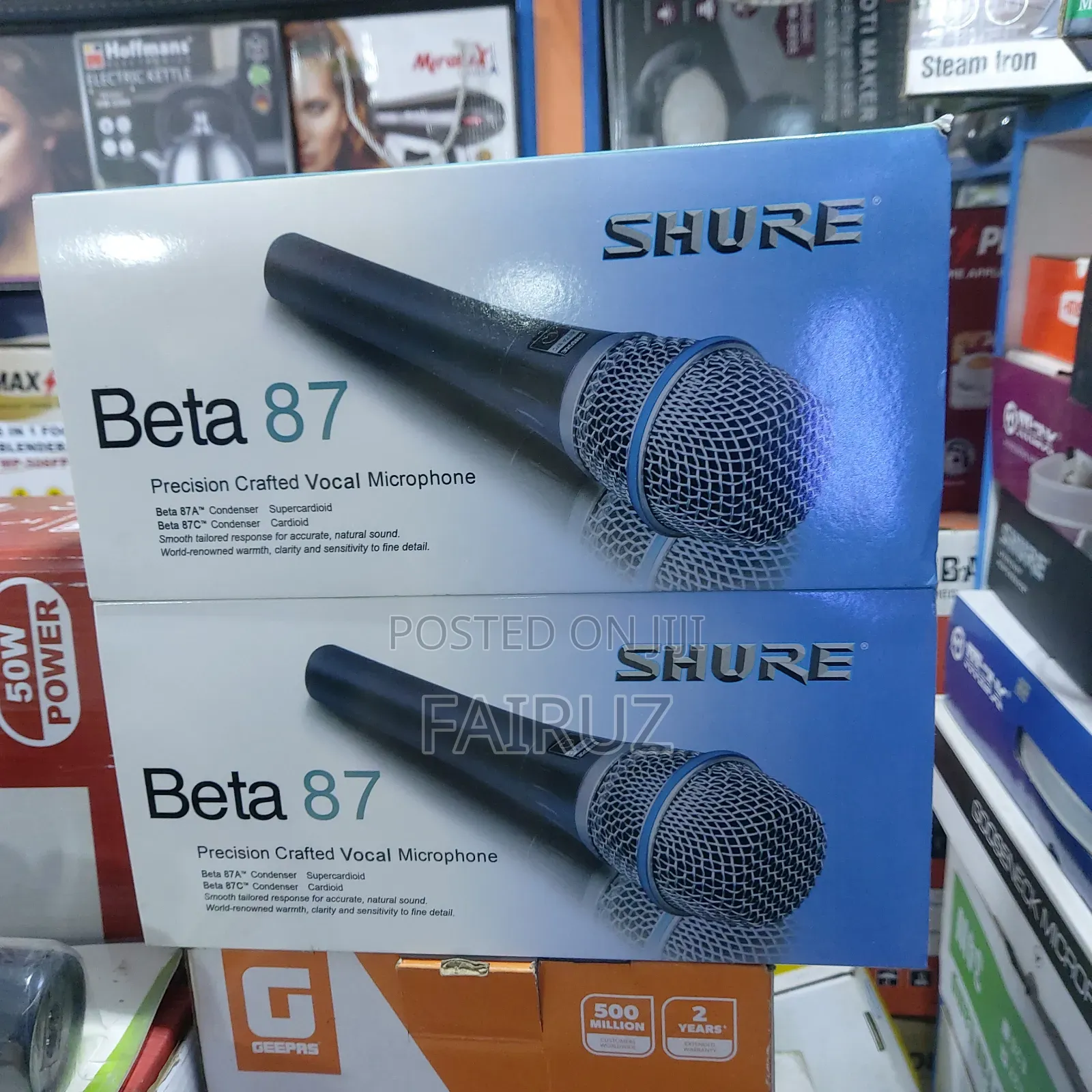 Shure Beta87 Dynamic Microphone