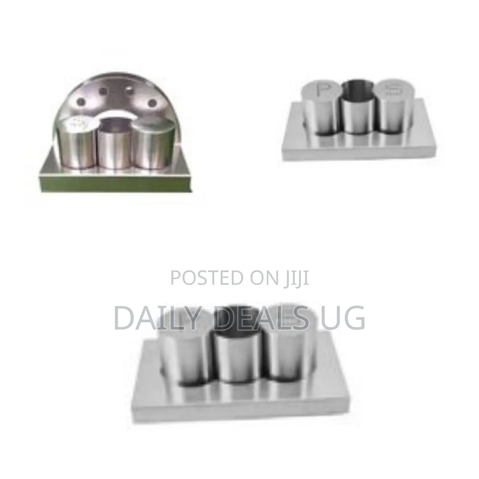 Modern Stainless Steel Table Condiment Caddy Set - Multicolor