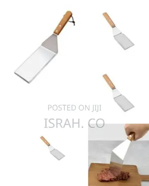 Stainless Steel Cooking Spatula With Wooden Handle