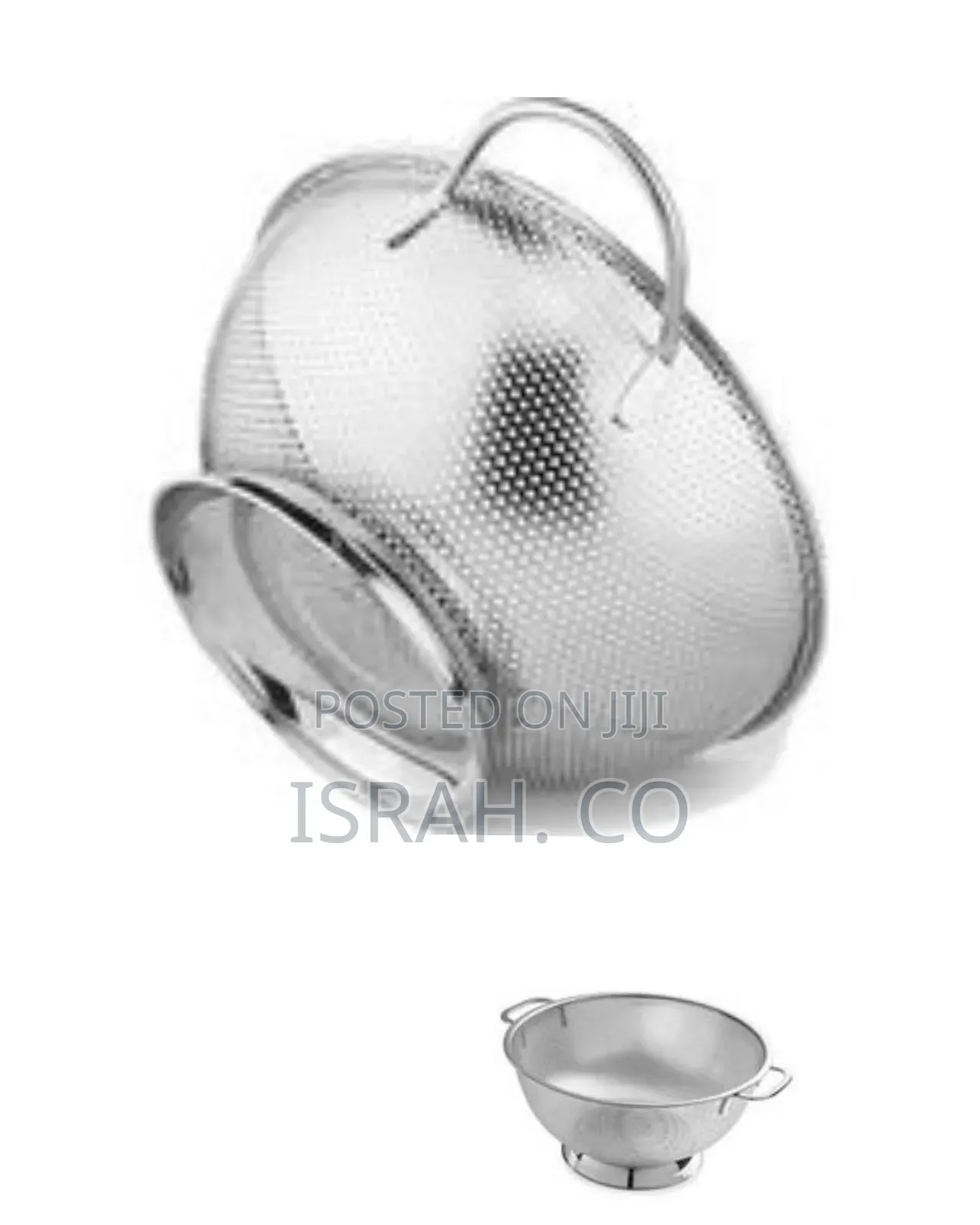 Professional Stainless Steel Colander With Handles