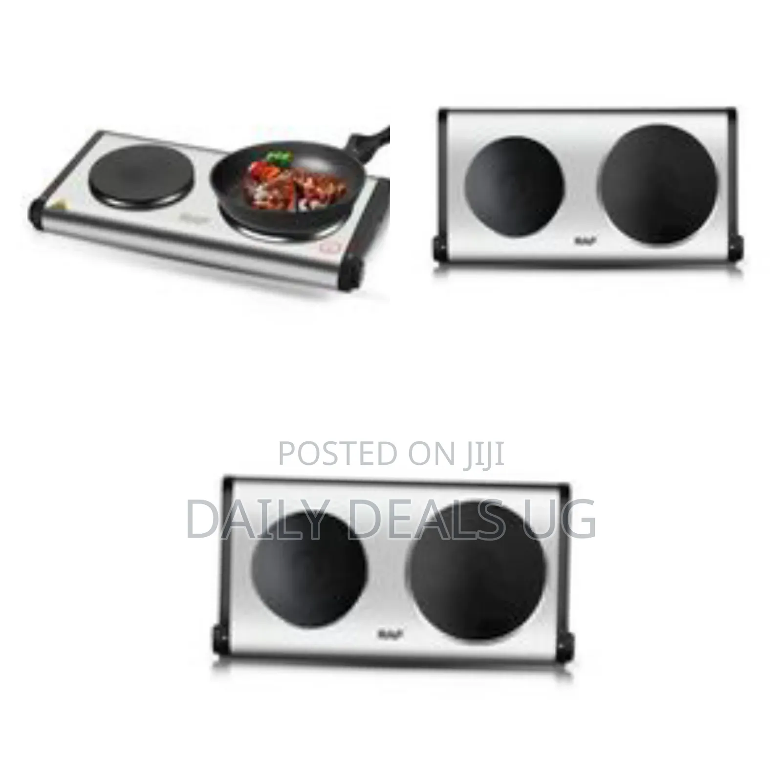 Dual Zone Portable Electric Cooktop - Multicolor