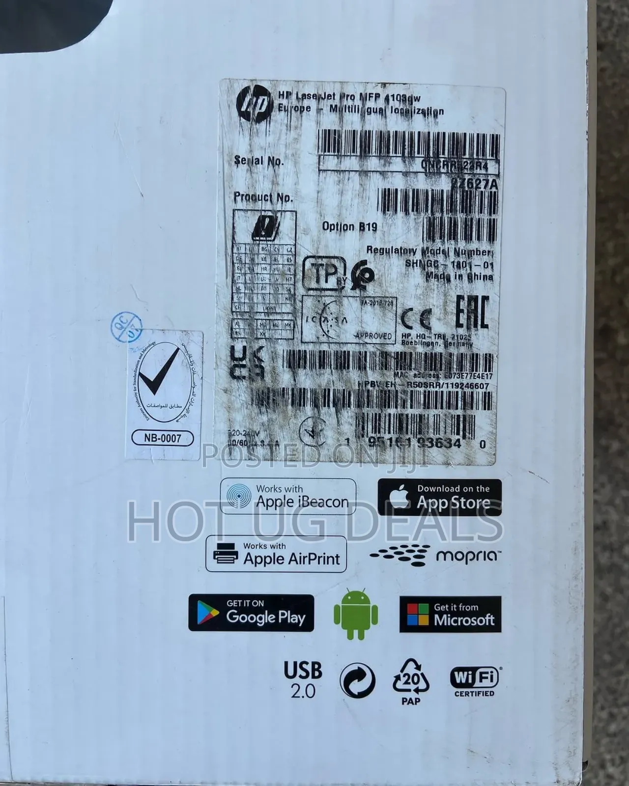 Hp Laserjet Pro MFP 4103fdw Multifunction Printer Duplex Printing