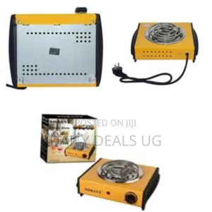 Sokany Portable Electric Coil Stove, 1000w - Yellow