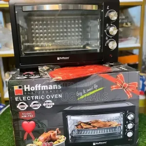 Hoffmans 45l/ 45 Liters Electric Oven With Rotisserie - Black