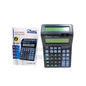 Kenko Electronic Calculator. Counter Top Calculator. Black