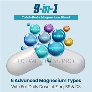 New Leaf Magnesium Complex 6-in-1 Supplement With Zinc 120 Caps 40 Day