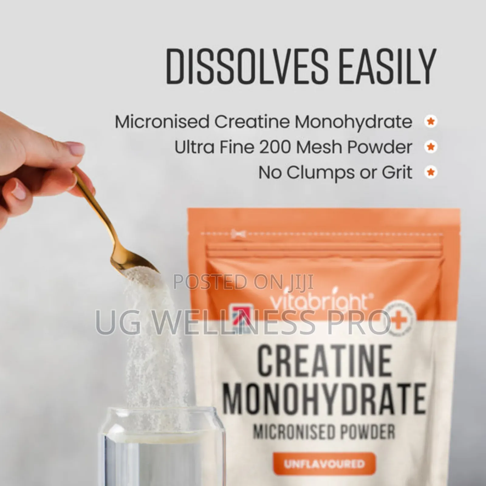 New Leaf Creatine Monohydrate Powder 400 Grams ~ 114 Day Supply