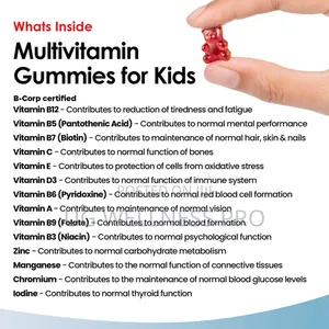 Essentials Multivitamin Minerals Gummies for Kids 60 Fill
60 Days