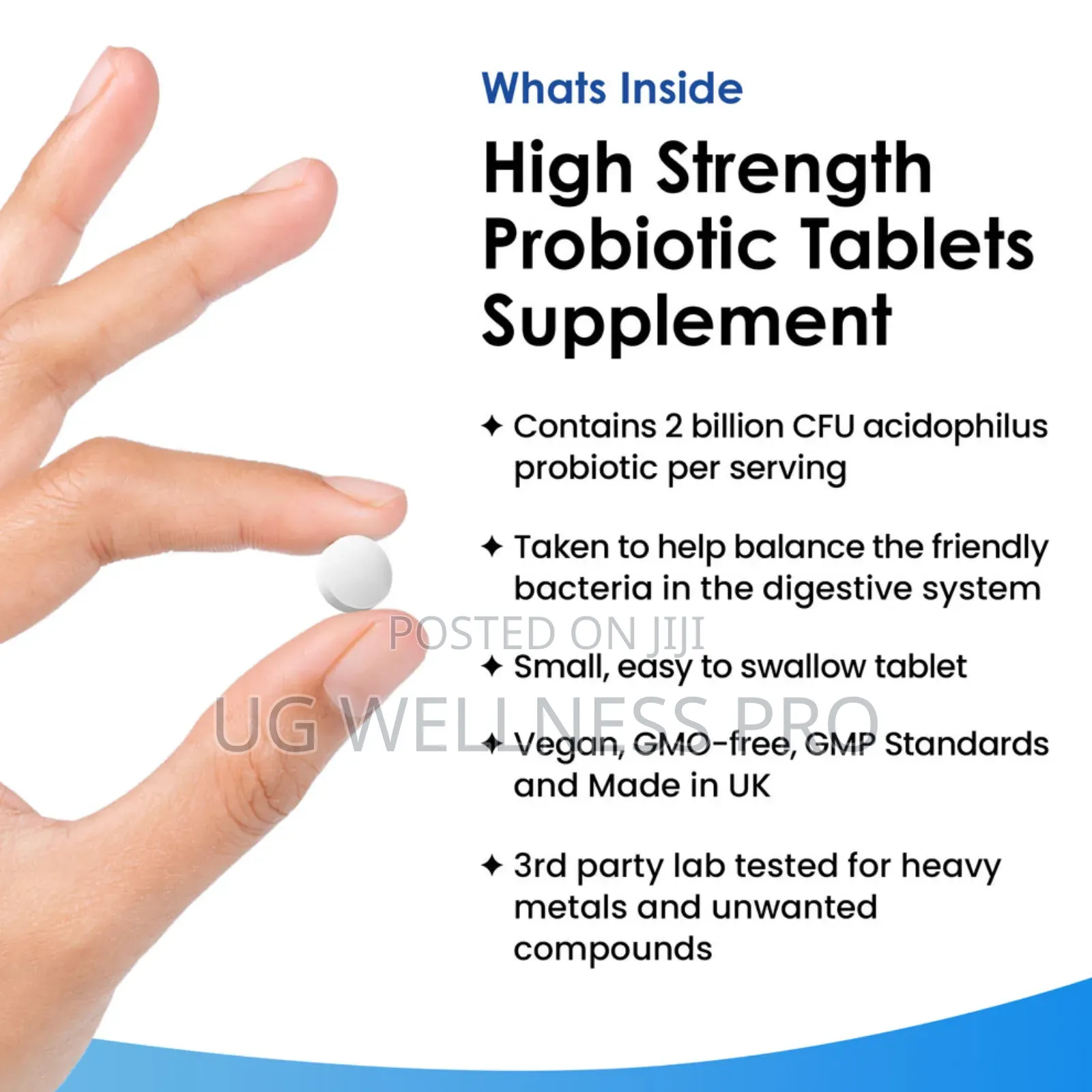 Probiotic Lactobacillus Acidophilus Tablets 2 Month Supply