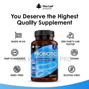 Probiotic Lactobacillus Acidophilus Tablets 2 Month Supply