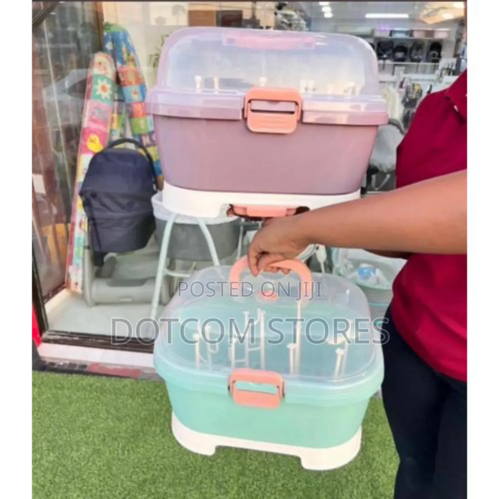Baby Bottle Storage and Drying Rack