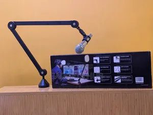 Professional Microphone Boom Arm Stand Desktop Mount