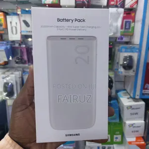 45w Super Fast Samsung 20000mah Power Bank