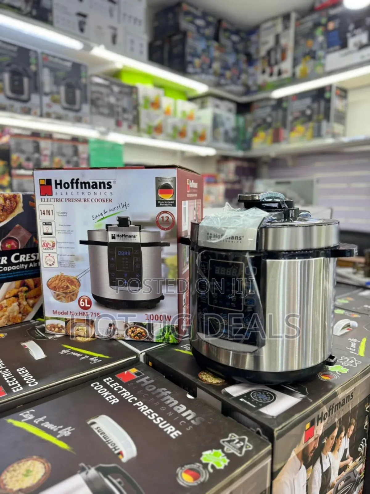14 In 1 Multifunctional 6l Hoffmans Pressure Cooker - Silver