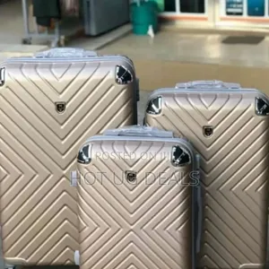 Plastic Suitcase Full Set Of 3 Pieces