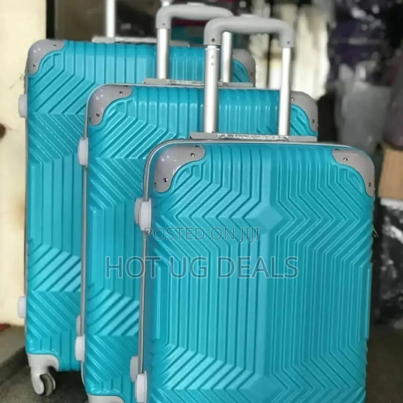 Plastic Suitcase Full Set Of 3 Pieces