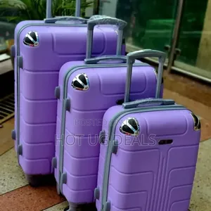 4-wheeler Plastic Travel Suitcase Bag 3pcs Set