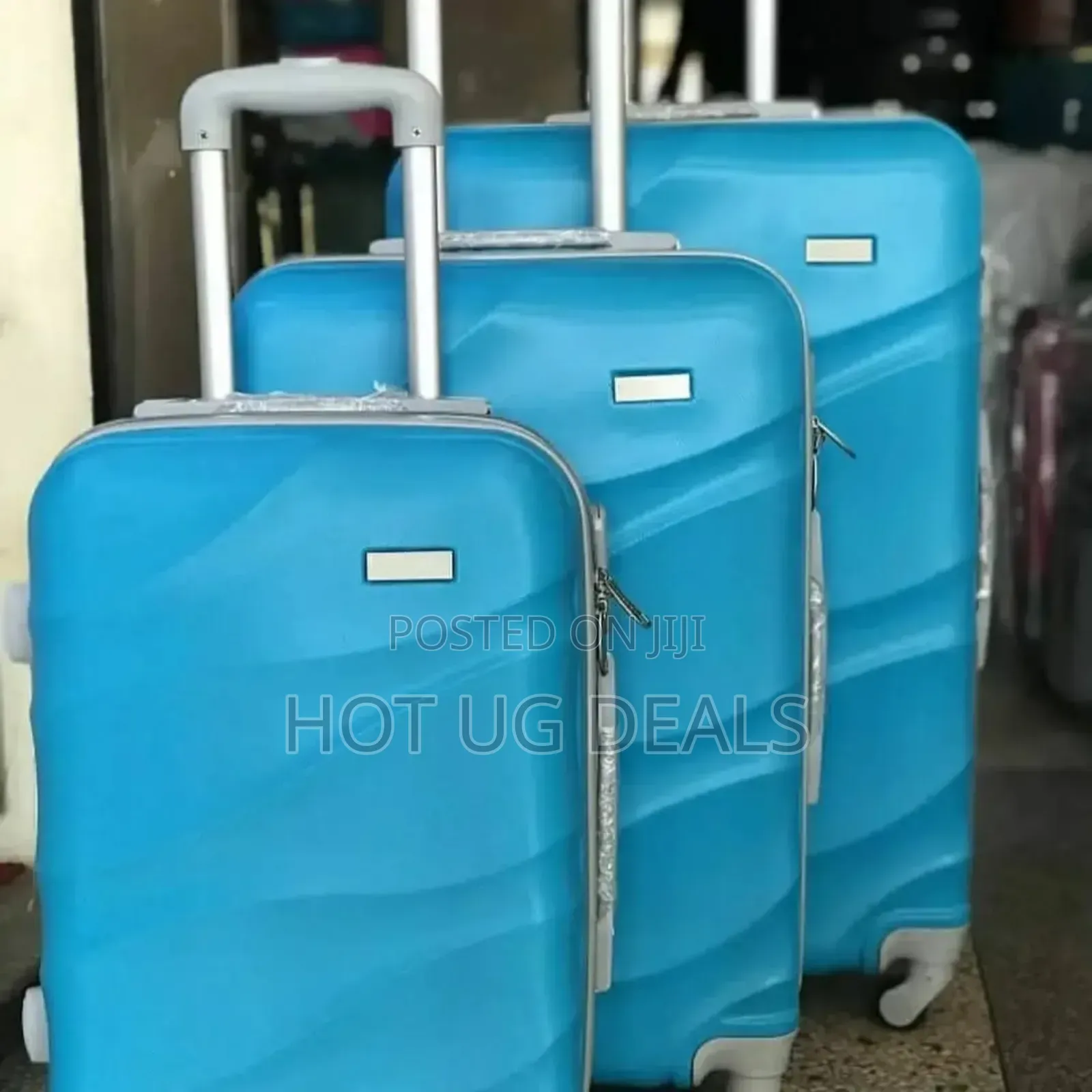 Small Size Waterproof Plastic Suitcase - Multicolor
