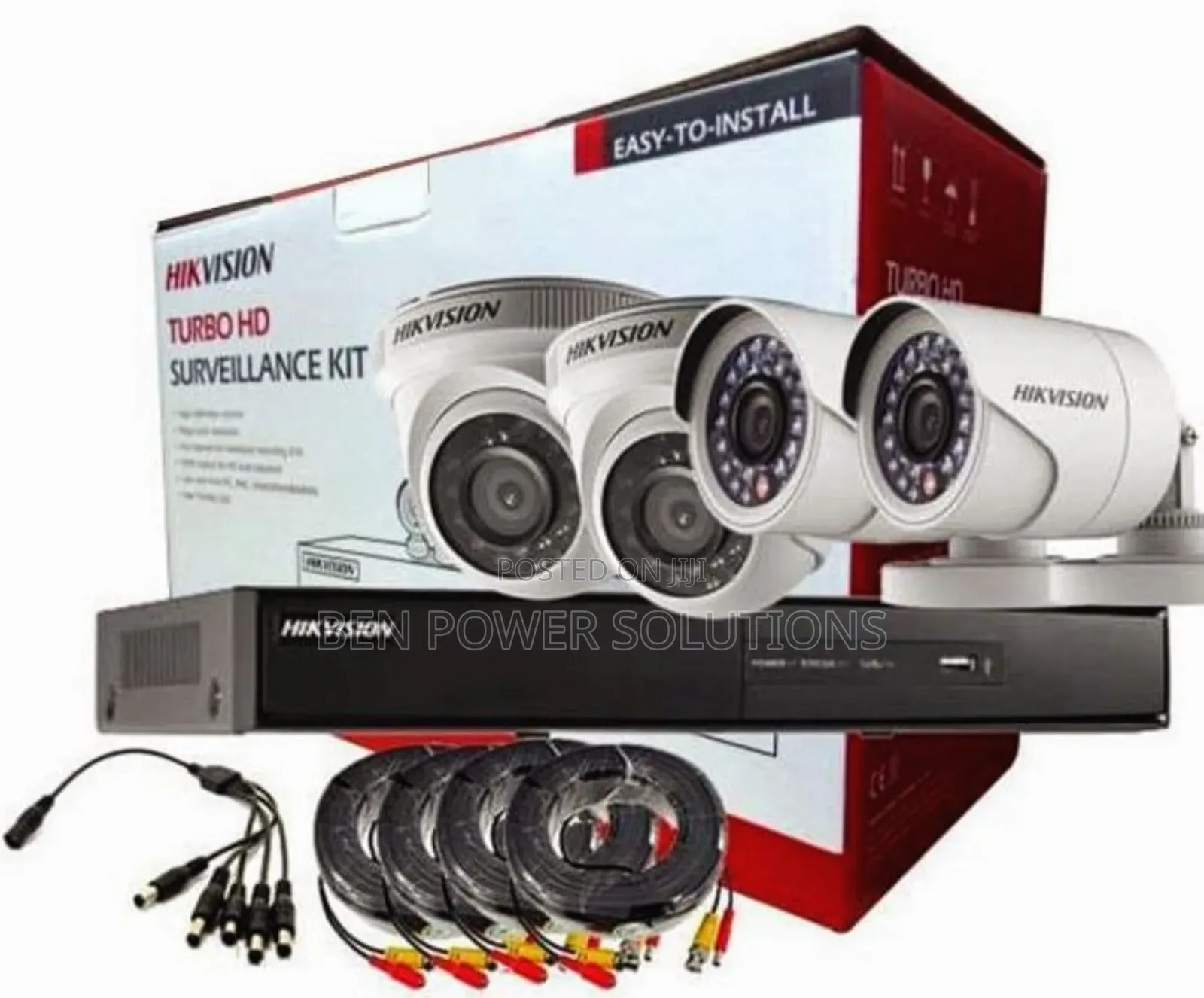 4 Channel CCTV Camera Kit