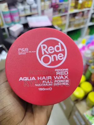 Red One Aqua Hair Wax Full Force Maximum Control.