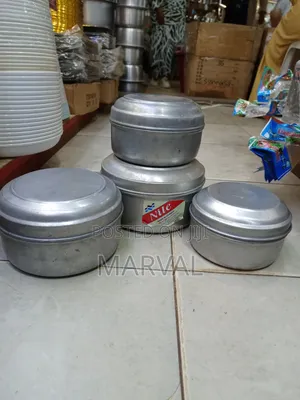 Nile Brand Aluminum Food Storage and Steaming Containers