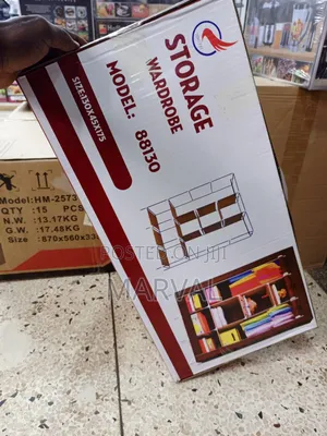 Portable Storage Wardrobe 3 Column