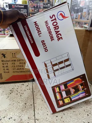 Portable Storage Wardrobe 3 Column