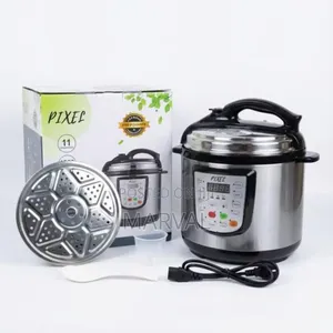 Pixel 6l Digital Electric Pressure Cooker With 11 Functions-Silver