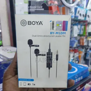 Boya-M1dm Dual Omni Directional Lavalier Mic