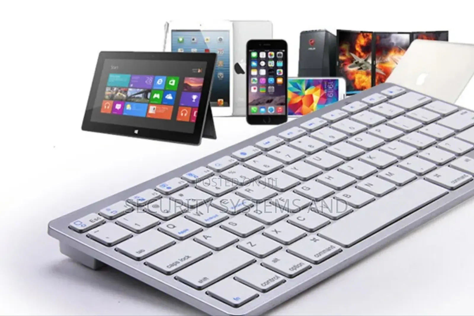 Wireless Bluetooth Keyboard for Android, Ios, Macbook, Laptop, Pc