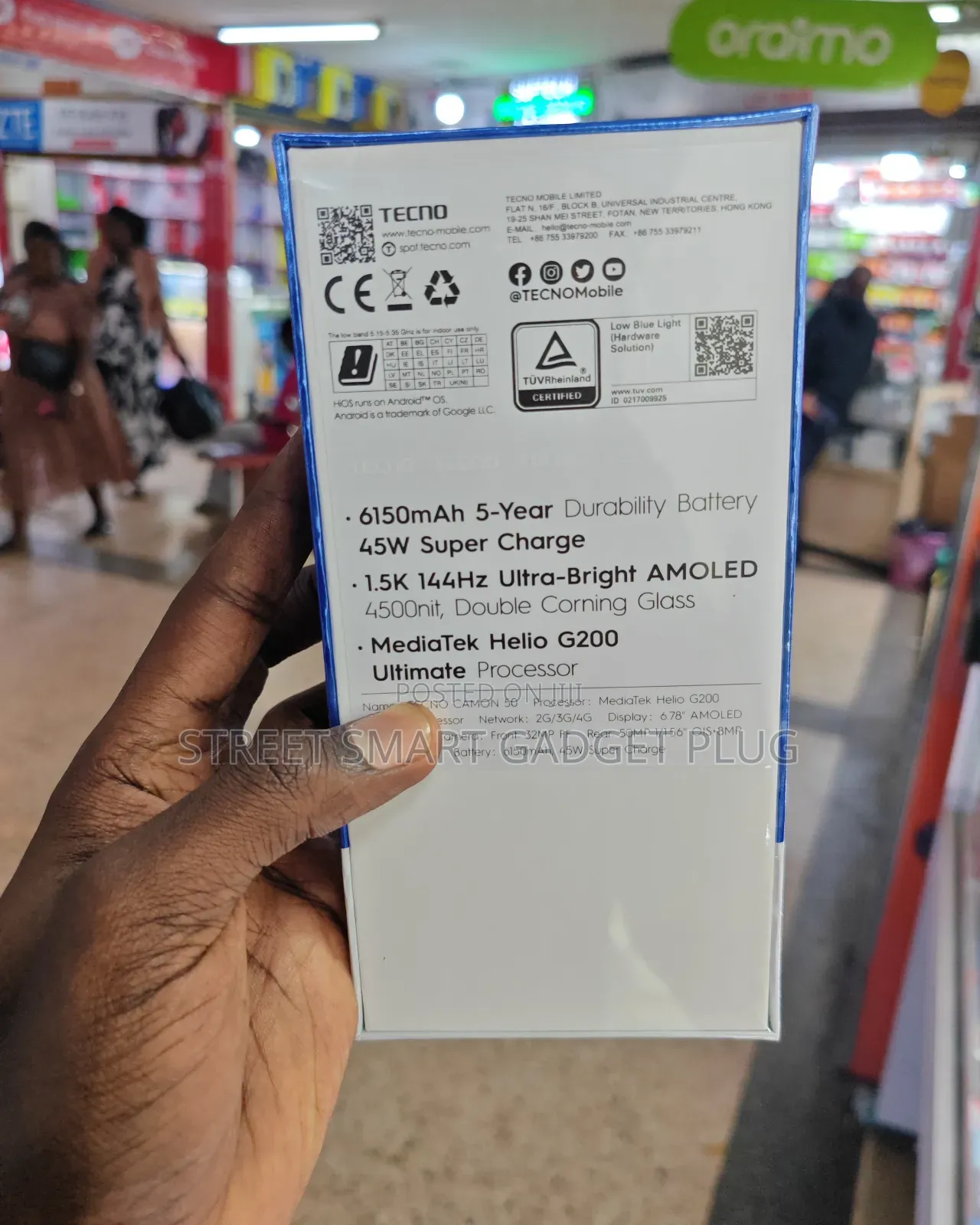New Tecno Camon 50 256 GB