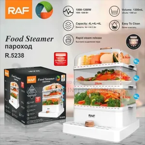 Raf 3-Tier Electric Food Steamer