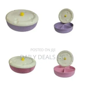 Divided Serving Tray With Lid - Multicolor