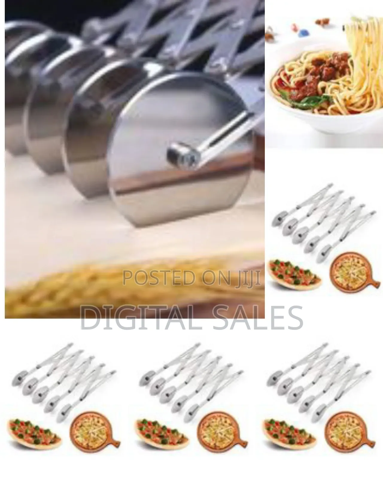 Adjustable Multi-Wheel Pastry and Pizza Cutter