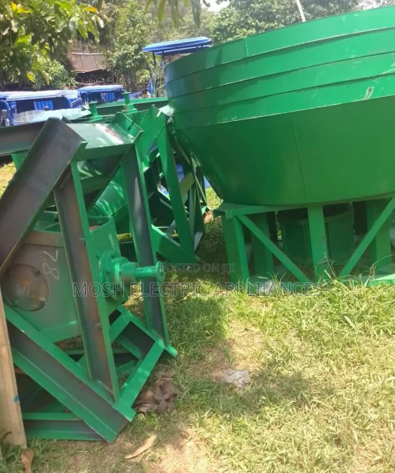 Wet Pan Mills for Gold Mining 5~10tons Per 24hours