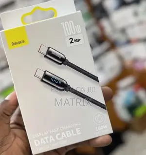 Baseus Led Display Fast Charging Data Cable 100w