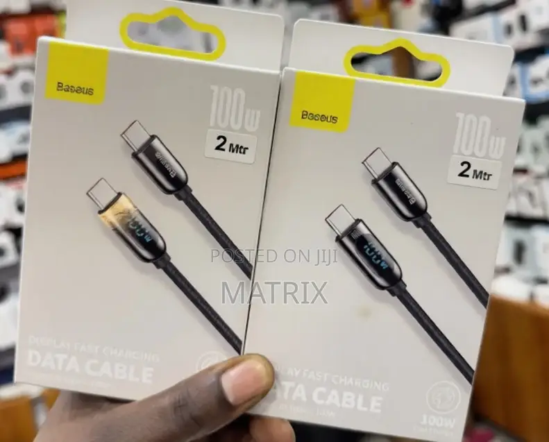 Baseus Led Display Fast Charging Data Cable 100w