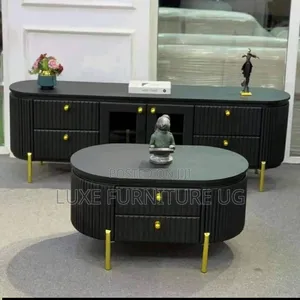 Tv Stand and Center Table Set/Black
